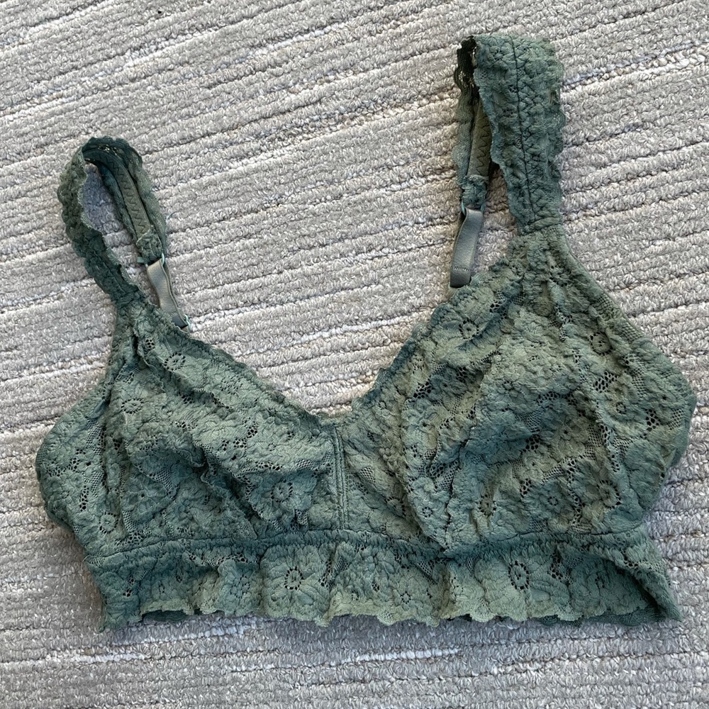 Aerie triangle lace Bralette